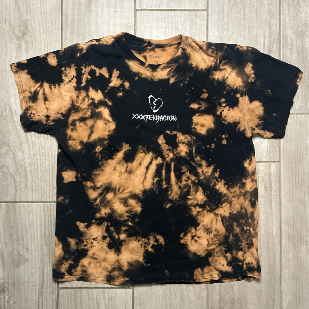 XXXTENTACION bleach tie dye shirt size xl